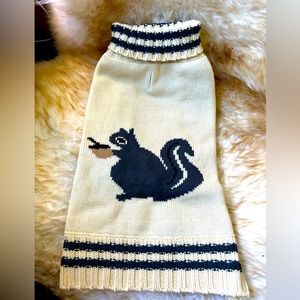 Squirrel cardigan for a little dog